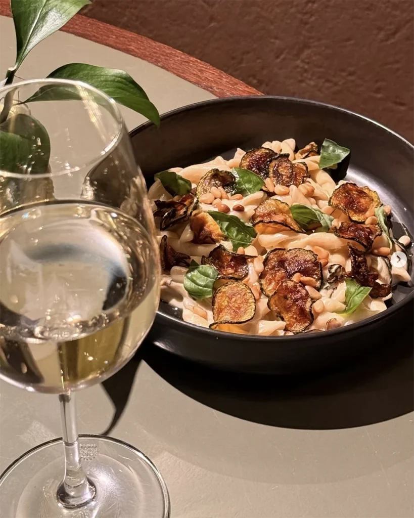 Noci's Creamed Courgette Strozzapreti
