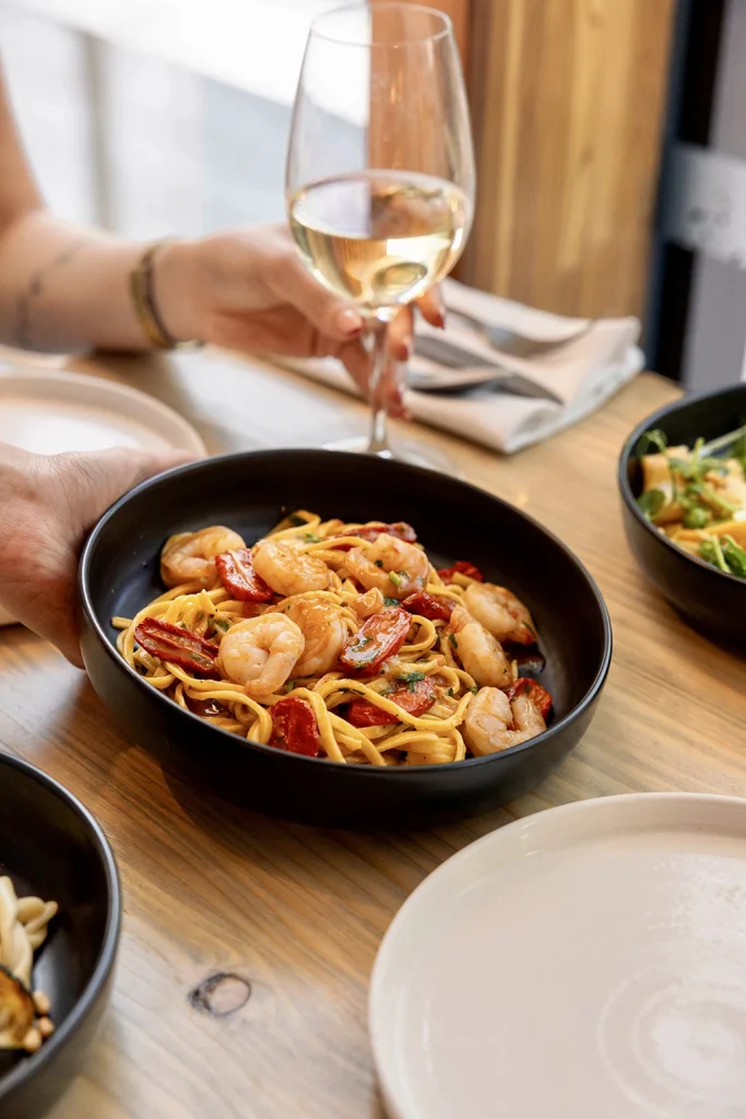 Noci's Prawn Linguine