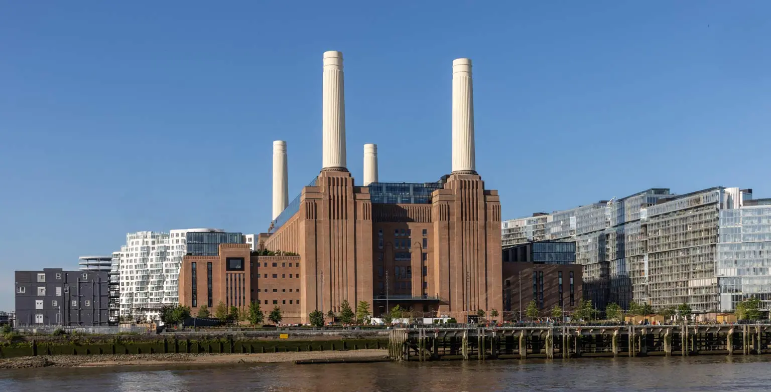 Battersea Power Station view from The Thames